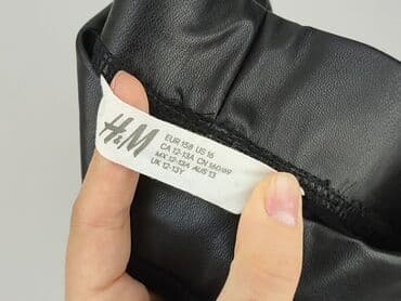 legginsy woskowane z wysokim stanem: Legginsy dziecięce, H&M, 13 lat, 158, stan - Idealny — 4
