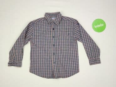 lidl koszula flanelowa: Koszula 4-5 lat, stan - Idealny, wzór - Kratka, kolor - Szary — 2