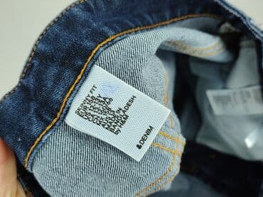 legginsy woskowane z wysokim stanem: Spodnie jeansowe, H&M, 13 lat, 152/158, stan - Idealny — 4