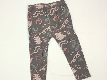 legginsy woskowane z wysokim stanem: Legginsy dziecięce, 1.5-2 lat, 92, stan - Idealny — 1