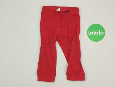 czerwona obcisła sukienka h m: Legginsy, H&M, 9-12 miesięcy, stan - Dobry — 2