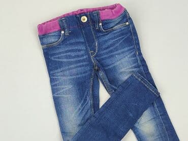 sukienka w paski h m: Spodnie jeansowe, H&M, 3-4 lat, 98/104, stan - Bardzo dobry — 1