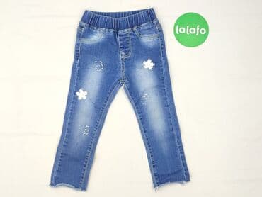 stradivarius spodnice: Spodnie jeansowe, 12-18 miesięcy, stan - Idealny — 2