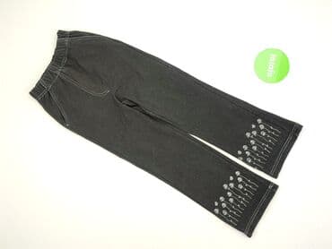 legginsy woskowane z wysokim stanem: Legginsy dziecięce, 7 lat, 122, stan - Idealny — 2