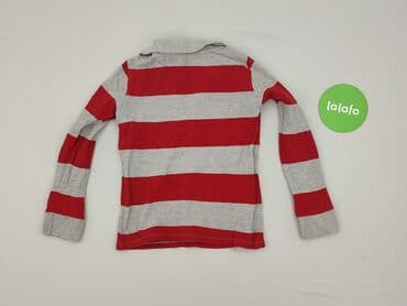lidl koszula flanelowa: Koszula 5-6 lat, stan - Bardzo dobry, wzór - W paski, kolor - Czerwony — 3