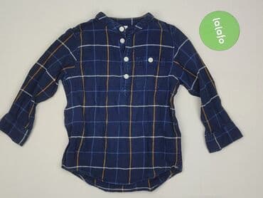 lidl koszula flanelowa: Koszula 3-4 lat, stan - Bardzo dobry, wzór - Kratka, kolor - Niebieski — 2
