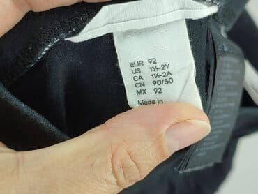 legginsy woskowane z wysokim stanem: Legginsy dziecięce, H&M, 1.5-2 lat, 92, stan - Bardzo dobry — 4