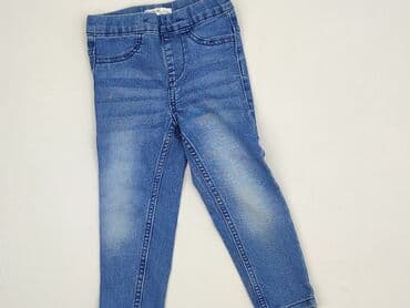 legginsy woskowane z wysokim stanem: Spodnie jeansowe, Fox&Bunny, 1.5-2 lat, 92, stan - Bardzo dobry — 1