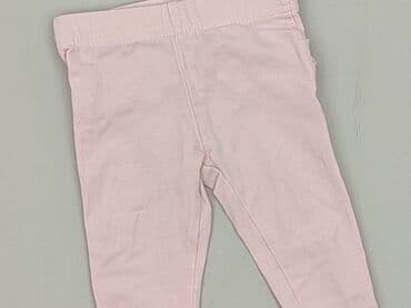legginsy prążkowane niemowlęce: Legginsy, 1-3 m, stan - Idealny — 1