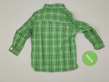 lidl koszula flanelowa: Koszula 3-4 lat, stan - Bardzo dobry, wzór - Kratka, kolor - Zielony — 3