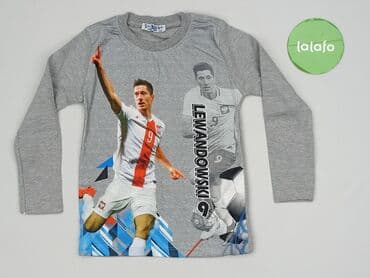 koszulka lewandowskiego z barcelony: Bluzka, 5-6 lat, 110-116 cm, stan - Idealny — 2