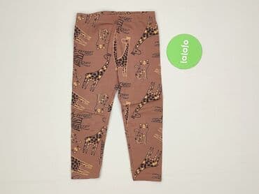 legginsy woskowane z wysokim stanem: Legginsy dziecięce, So cute, 1.5-2 lat, 92, stan - Idealny — 2
