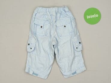ubranka dla niemowląt 0 3 h m: Niemowlęce spodnie materiałowe, 9-12 miesięcy, 74-80 cm, H&M, stan - Bardzo dobry — 3