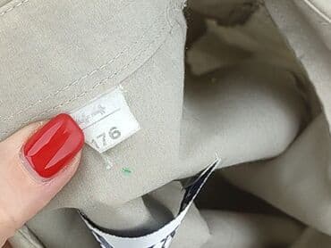 lidl koszula flanelowa: Koszula 16 lat, stan - Bardzo dobry, wzór - Bez wzoru, kolor - Beżowy — 5