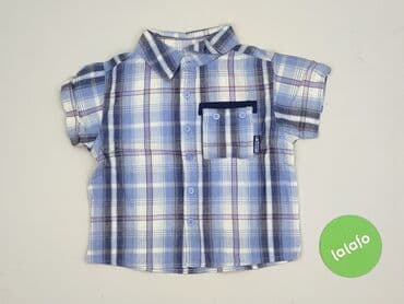lidl koszula flanelowa: Koszula 1.5-2 lat, stan - Idealny, wzór - Kratka, kolor - Niebieski — 2