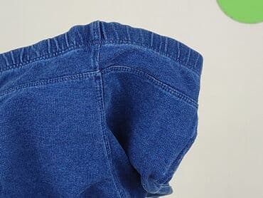 legginsy woskowane z wysokim stanem: Spodnie jeansowe, Primark, 9-12 miesięcy, stan - Bardzo dobry — 6