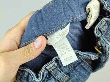 sukienka khaki h m: Spodnie jeansowe, H&M, 12-18 miesięcy, stan - Idealny — 4