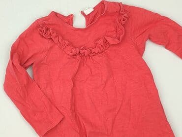 czerwona obcisła sukienka h m: Bluzka, H&M, 1.5-2 lat, 86-92 cm, stan - Bardzo dobry — 1