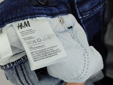 czerwona obcisła sukienka h m: Spodnie jeansowe, H&M, 12 lat, 152, stan - Idealny — 5