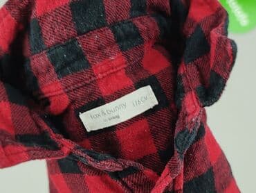 lidl koszula flanelowa: Koszula 5-6 lat, stan - Bardzo dobry, wzór - Kratka, kolor - Czerwony — 4