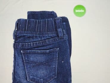 legginsy woskowane z wysokim stanem: Spodnie jeansowe, Gap, 4-5 lat, 104/110, stan - Bardzo dobry — 5