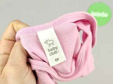 różowa sukienka c a: Body, Baby club, 3-6 miesięcy, 
stan - Bardzo dobry — 4