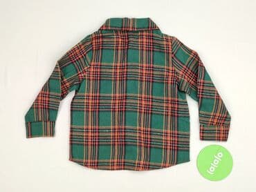 lidl koszula flanelowa: Koszula 3-4 lat, stan - Idealny, wzór - Kratka, kolor - Zielony — 3
