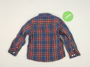 lidl koszula flanelowa: Koszula 5-6 lat, stan - Idealny, wzór - Kratka, kolor - Niebieski — 3