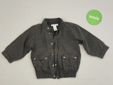 sukienka khaki h m: Kurtka, H&M, 9-12 miesięcy, stan - Dobry — 2