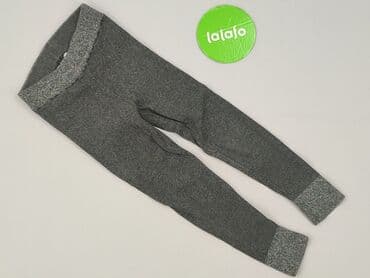 legginsy woskowane z wysokim stanem: Legginsy dziecięce, H&M, 3-4 lat, 104, stan - Idealny — 2