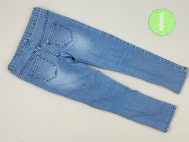 legginsy woskowane z wysokim stanem: Spodnie jeansowe, Fox&Bunny, 5-6 lat, 116, stan - Bardzo dobry — 3
