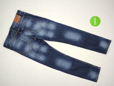 legginsy woskowane z wysokim stanem: Spodnie jeansowe, H&M, 13 lat, 152/158, stan - Idealny — 3