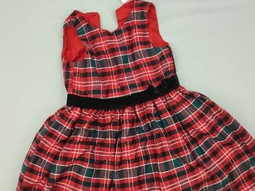czerwona obcisła sukienka h m: Sukienka, Little kids, 5-6 lat, 110-116 cm, stan - Bardzo dobry — 1