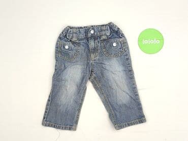 sukienka khaki h m: Spodnie jeansowe, H&M, 9-12 miesięcy, stan - Bardzo dobry — 2