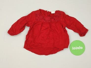 czerwona obcisła sukienka h m: Bluzka, H&M, 3-6 miesięcy, stan - Idealny — 2
