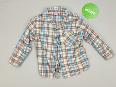 lidl koszula flanelowa: Koszula 1.5-2 lat, stan - Bardzo dobry, wzór - Kratka, kolor - Kolorowy — 2