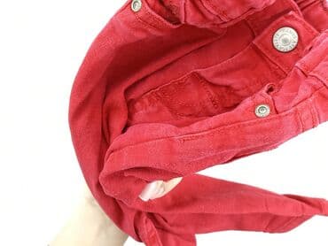 czerwona obcisła sukienka h m: Spodnie jeansowe, H&M, 6-9 miesięcy, stan - Bardzo dobry — 4
