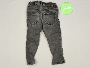 srebrna sukienka h m: Spodnie jeansowe, H&M, 12-18 miesięcy, stan - Idealny — 3