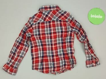 lidl koszula flanelowa: Koszula 3-4 lat, stan - Bardzo dobry, wzór - Kratka, kolor - Czerwony — 3