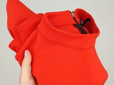 czerwona obcisła sukienka h m: H&M, Sukienka damska, rozmiar L — 5