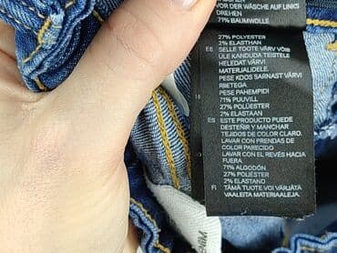 legginsy woskowane z wysokim stanem: Spodnie jeansowe, H&M, 12 lat, 152, stan - Bardzo dobry — 6