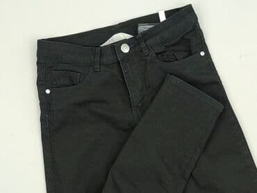 sukienki dla nastolatek h m: Spodnie jeansowe, H&M, 10 lat, 134/140, stan - Bardzo dobry — 1