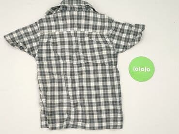 lidl koszula flanelowa: Koszula 3-4 lat, stan - Bardzo dobry, wzór - Kratka, kolor - Szary — 3