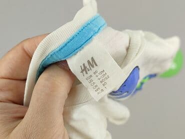 h m koszulka piłkarska: Koszulka, H&M, 9-12 miesięcy, stan - Bardzo dobry — 4