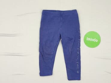legginsy woskowane z wysokim stanem: Legginsy dziecięce, 5.10.15, 1.5-2 lat, 92, stan - Dobry — 2