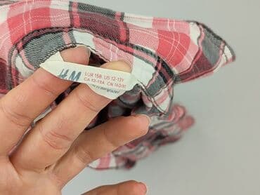 sukienki dla nastolatek h m: Koszula 13 lat, stan - Bardzo dobry, wzór - Kratka, kolor - Różowy — 4