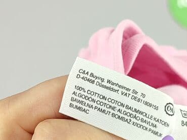 różowa sukienka c a: Body, Baby club, 3-6 miesięcy, 
stan - Bardzo dobry — 5