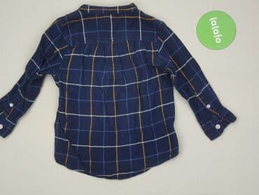 lidl koszula flanelowa: Koszula 3-4 lat, stan - Bardzo dobry, wzór - Kratka, kolor - Niebieski — 3