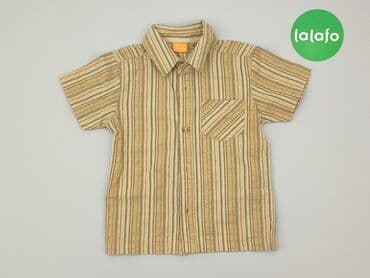 lidl koszula flanelowa: Koszula 1.5-2 lat, stan - Dobry, wzór - W paski, kolor - Beżowy — 2