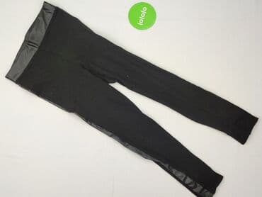 legginsy woskowane z wysokim stanem: Legginsy dziecięce, H&M, 13 lat, 158, stan - Idealny — 2